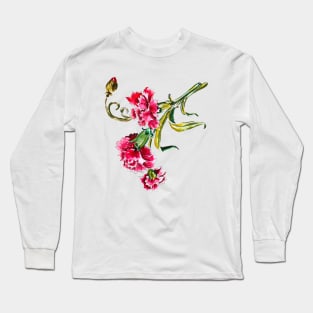 carnations flowers Long Sleeve T-Shirt